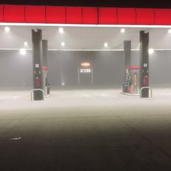 Sheetz - Just a tad foggy.