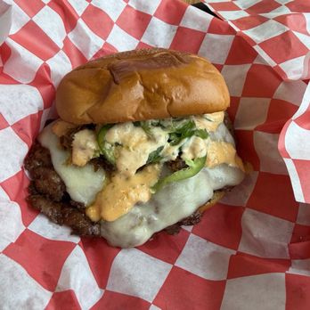 Mashed Burgers - Double Spicy Mash - Burgers Near Me - Palos Hills, Illinois