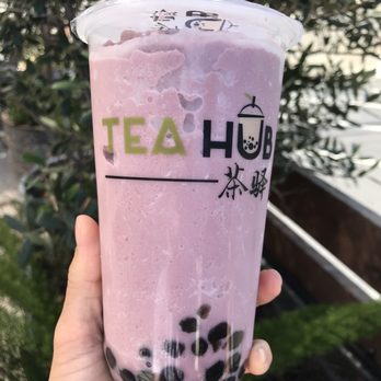 Tea Hub - Blueberry slush with boba - Bubble Tea Near Me - Sacramento, California Tea Hub - Blueberry slush with boba - Bubble Tea Near Me - Sacramento, California