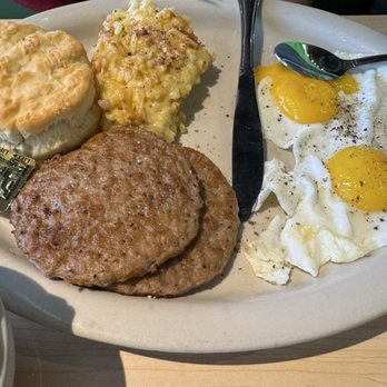 The Toasted Yolk Cafe- Waco - Two Eggs Breakfast Deluxe - Breakfast & Brunch Near Me - Waco, Texas
