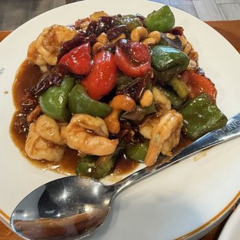 Ping's Sichuan Kitchen - Kung Pao Shrimp (Contain Peanuts) - Szechuan Near Me - San Antonio, Texas