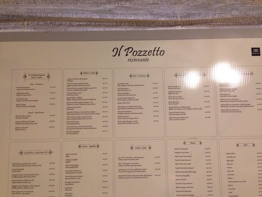 Menu photo 7 Il Pozzetto Rome, RM