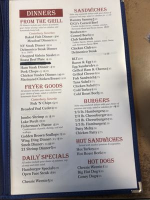 Menu photo 2 Canterbury Palace Redford, MI