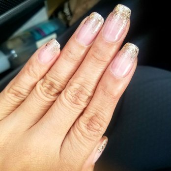 N&S Nail Spa - Gold ombre gel manicure - Nail Salons Near Me - Glendora, California N&S Nail Spa - Gold ombre gel manicure - Nail Salons Near Me - Glendora, California