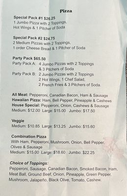 Menu photo 5 Pizza House San Bernardino, CA Menu photo 5 Pizza House San Bernardino, CA