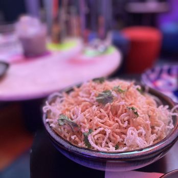 Viridian - Autumn Festival Menu: Tamarind Coconut Crispy Noodles, loved the dressing - Cocktail Bars Near Me - Oakland, California Viridian - Autumn Festival Menu: Tamarind Coconut Crispy Noodles, loved the dressing - Cocktail Bars Near Me - Oakland, California