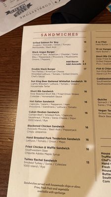 Menu photo 2 Cobblestone Zionsville Zionsville, IN Menu photo 2 Cobblestone Zionsville Zionsville, IN