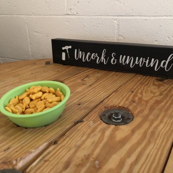 Elevation 966 Winery - Everyone is greeted with a smile and a bowl of goldfish  (I am vegan but appreciate the gesture!) - Wineries Near Me - Greenville, South Carolina