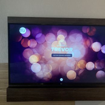Tru by Hilton Ashland - When you entered our room, the TV was on and had a cute welcome message for us. - Hotels Near Me - Ashland, Virginia Tru by Hilton Ashland - When you entered our room, the TV was on and had a cute welcome message for us. - Hotels Near Me - Ashland, Virginia