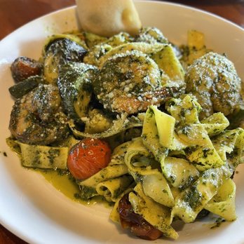 PV Pie & Wine - PV Pesto - Quality of shrimp could be better but pappardelle was delicious - Pizza Near Me - Phoenix, Arizona PV Pie & Wine - PV Pesto - Quality of shrimp could be better but pappardelle was delicious - Pizza Near Me - Phoenix, Arizona