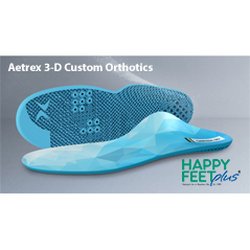 Happy Feet Plus - New and Exclusive to Happy Feet Plus: The Aetrex 3D Custom Printed Orthotics.