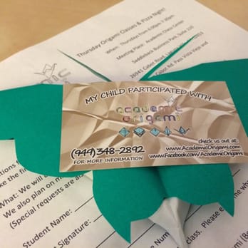 Academic Origami - Thursdays from 6-730! - Community Service/Non-Profit Near Me - Laguna Hills, California Academic Origami - Thursdays from 6-730! - Community Service/Non-Profit Near Me - Laguna Hills, California