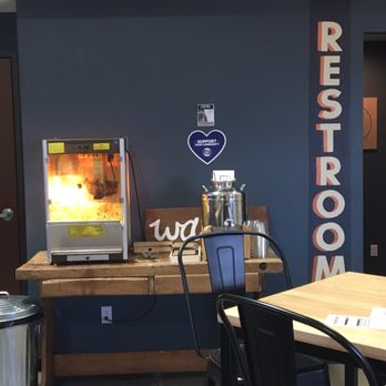 8th Day Distillery - Popcorn and water station - Distilleries Near Me - Indianapolis, Indiana