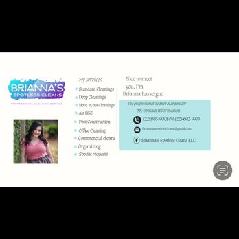 Brianna's Spotless Cleans - Office Cleaning Near Me - Plaquemine, Louisiana Brianna's Spotless Cleans - Office Cleaning Near Me - Plaquemine, Louisiana