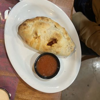 The Blue Onion - Mini Pepperoni Calzone Lunch Special - Pizza Near Me - Weslaco, Texas The Blue Onion - Mini Pepperoni Calzone Lunch Special - Pizza Near Me - Weslaco, Texas