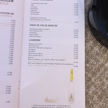Cafe Liegeois - Cocktail Menu - Cafes Near Me - Brussels, BRU
