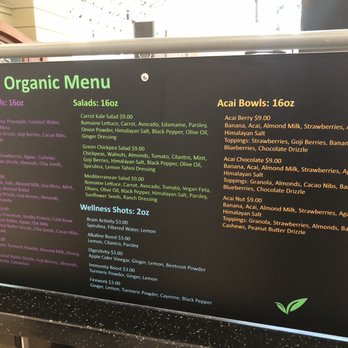 Just Be Organic Smoothie Bar - menu - Juice Bars & Smoothies Near Me - Buford, Georgia Just Be Organic Smoothie Bar - menu - Juice Bars & Smoothies Near Me - Buford, Georgia