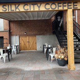 Exterior outside entrance of Silk City Coffee - Manchester, Connecticut Exterior outside entrance of Silk City Coffee - Manchester, Connecticut