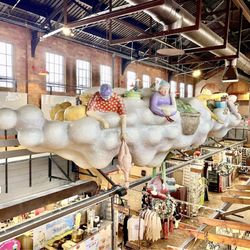 ByWard Market - Art installation upstairs, loved it!