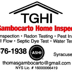 Tommy Gambocarto Home Inspections - Business card