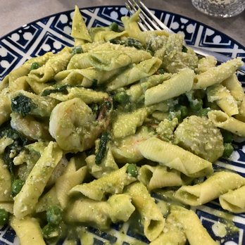 Osteria Mia - Pasta with shrimp, peas, mint - Italian Near Me - Phoenix, Arizona Osteria Mia - Pasta with shrimp, peas, mint - Italian Near Me - Phoenix, Arizona