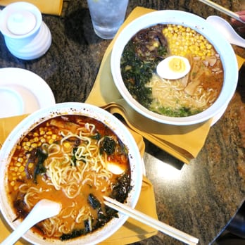 Amakara - Spicy ramen on the left, regular ramen on the right. damn delicious! - Sushi Bars Near Me - Dublin, California Amakara - Spicy ramen on the left, regular ramen on the right. damn delicious! - Sushi Bars Near Me - Dublin, California