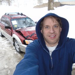 H & H Auto Parts - the auction car that needed the hood and my mugshot