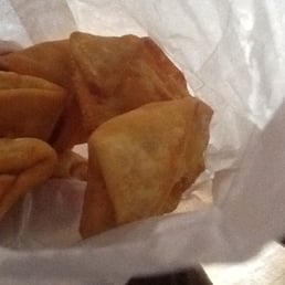Crab ragoons....yum! Crab ragoons....yum!