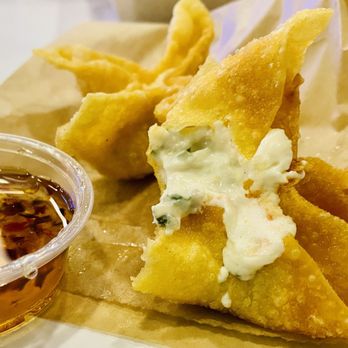 Shiso Crispy - Central Ave - Lobster rangoon are Large, 3 to an order. Cooked perfectly. Sauce too sweet, not needed. - Asian Fusion Near Me - St. Petersburg, Florida Shiso Crispy - Central Ave - Lobster rangoon are Large, 3 to an order. Cooked perfectly. Sauce too sweet, not needed. - Asian Fusion Near Me - St. Petersburg, Florida