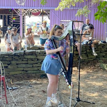 Bonnaroo Festival - A harpist! - Festivals Near Me - Manchester, Tennessee