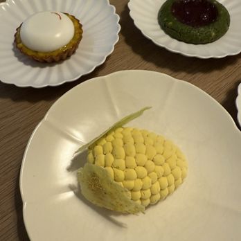 Lysee - Corn, Mango Tart - Desserts Near Me - New York, New York Lysee - Corn, Mango Tart - Desserts Near Me - New York, New York