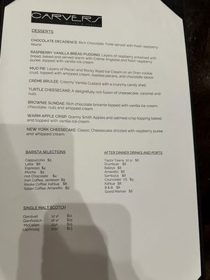 Menu photo 4 Carvers Steaks & Seafood Sandy, UT Menu photo 4 Carvers Steaks & Seafood Sandy, UT