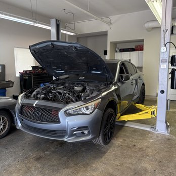 JDM Auto Pros - Infiniti q50 in for service - Auto Repair Near Me - Hebron, Kentucky JDM Auto Pros - Infiniti q50 in for service - Auto Repair Near Me - Hebron, Kentucky