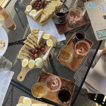 Frothy Monkey - Wine Wednesday flight and board - Coffee & Tea Near Me - Nashville, Tennessee