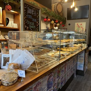 Pegasus Pie - Full pastry case on a Saturday morning - Bakeries Near Me - Mount Vernon, Washington Pegasus Pie - Full pastry case on a Saturday morning - Bakeries Near Me - Mount Vernon, Washington