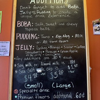 Lollicup - Additions Menu - Coffee & Tea Near Me - Denver, Colorado