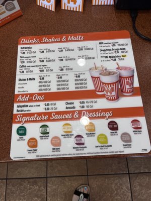 Menu photo 1 Whataburger Fultondale, AL