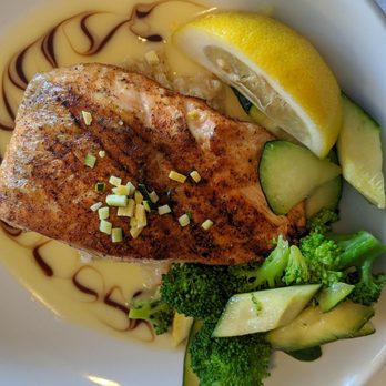 Harbor Haus Restaurant - Salmon and risotto - German Near Me - Copper Harbor, Michigan Harbor Haus Restaurant - Salmon and risotto - German Near Me - Copper Harbor, Michigan