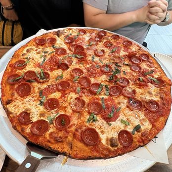Spinachio Pizza - Pizza Near Me - North Haledon, New Jersey Spinachio Pizza - Pizza Near Me - North Haledon, New Jersey