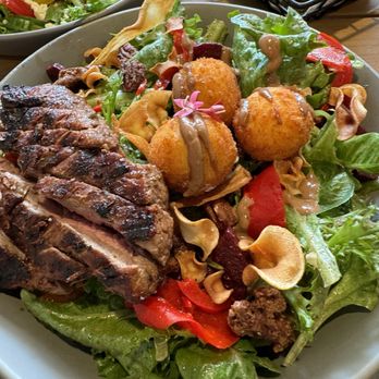 The Hopper - Goat cheese salad steak added - Salad Near Me - Helena, Montana The Hopper - Goat cheese salad steak added - Salad Near Me - Helena, Montana