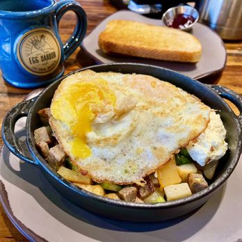Egg Harbor Café - Sausage, Jalapeño & Cream Cheese Skillet - Breakfast & Brunch Near Me - Lake Geneva, Wisconsin Egg Harbor Café - Sausage, Jalapeño & Cream Cheese Skillet - Breakfast & Brunch Near Me - Lake Geneva, Wisconsin