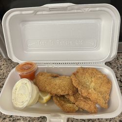 4 pieces of fish $8.99.