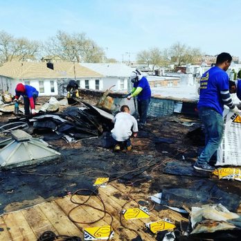 Goldenberg Roofing - Ripping out 6 layers of flat roofing with the best crew all the way to the deck - Roofing Near Me - Brooklyn, New York