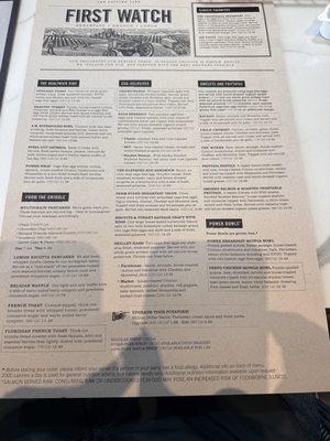 Menu photo 4 First Watch Algonquin, IL