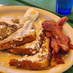 Larry & Milt’s Western Cafe - French toast and bacon