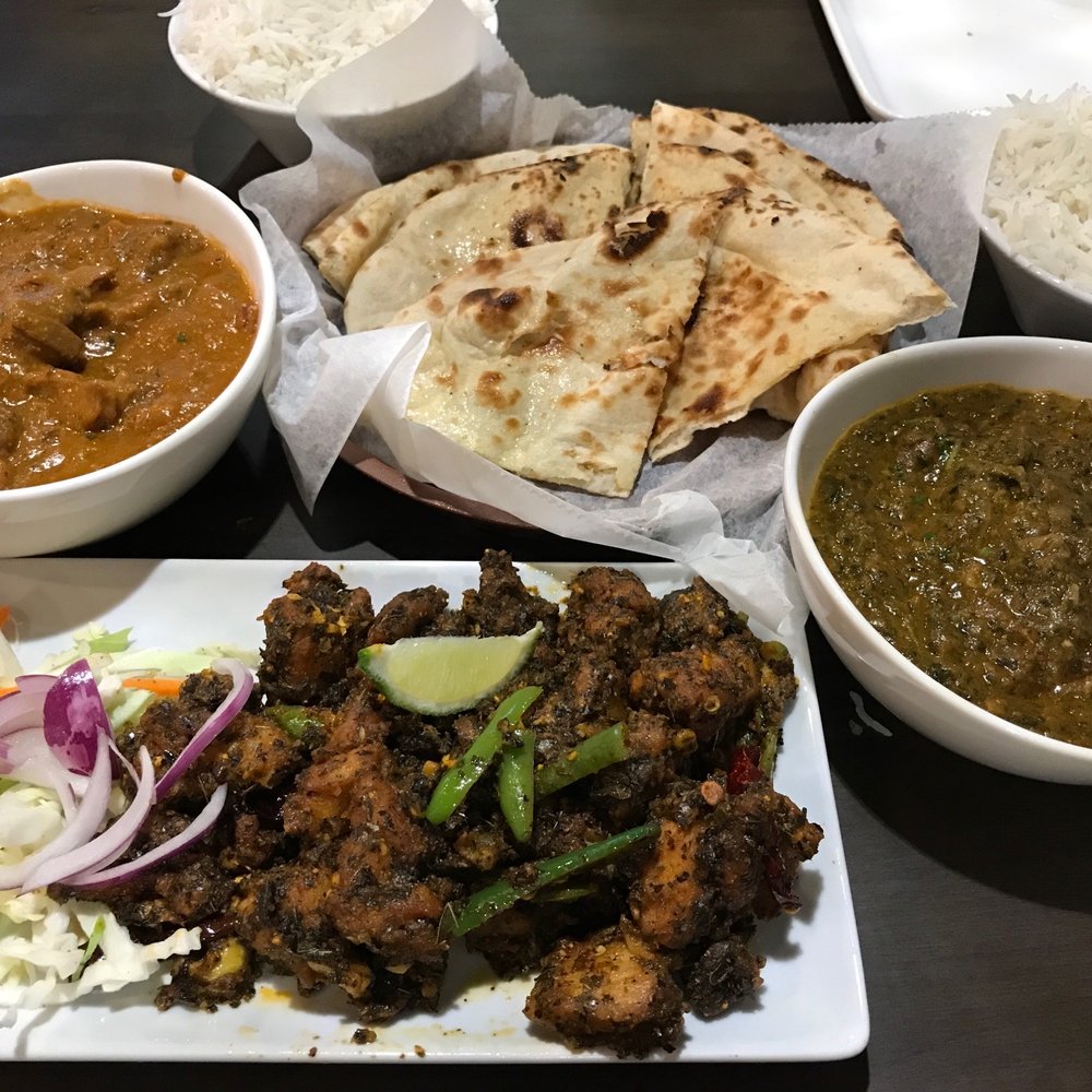 Bawarchi Indian Cuisine - Lamb Saag , Goat Kadai, chicken with curry leaves, Butter Naan - Indian Near Me - Omaha, Nebraska Bawarchi Indian Cuisine - Lamb Saag , Goat Kadai, chicken with curry leaves, Butter Naan - Indian Near Me - Omaha, Nebraska