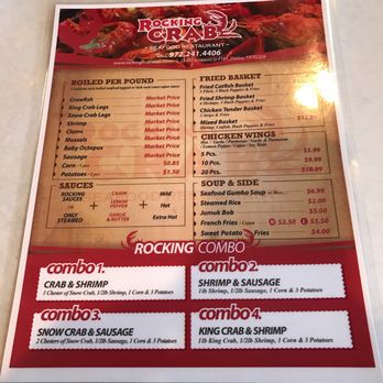 Rocking Crab - Menu - Cajun/Creole Near Me - Dallas, Texas Rocking Crab - Menu - Cajun/Creole Near Me - Dallas, Texas