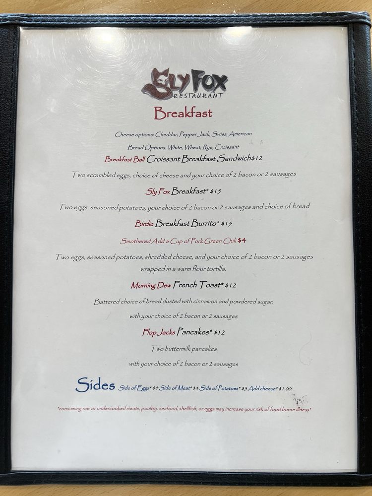 Sly Fox Restaurant Image