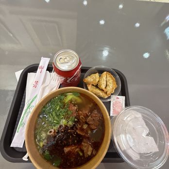 Master Gan Noodle & Dumplings - Beef Braised Noodle soup Combo. - Noodles Near Me - Montebello, California Master Gan Noodle & Dumplings - Beef Braised Noodle soup Combo. - Noodles Near Me - Montebello, California