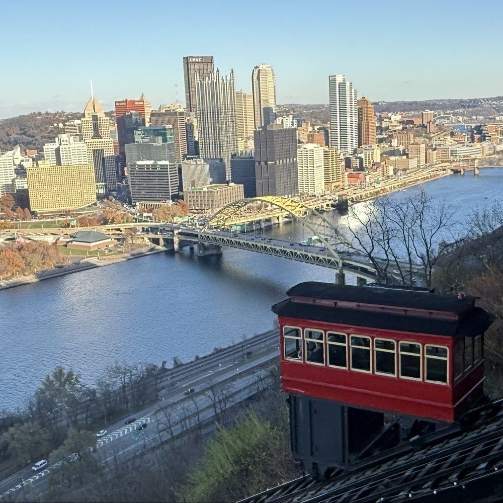 Duquesne Incline - Photo 4: View of Downtown Pittsburgh from the top platform - Landmarks & Historical Buildings Near Me - Pittsburgh, Pennsylvania Duquesne Incline - Photo 4: View of Downtown Pittsburgh from the top platform - Landmarks & Historical Buildings Near Me - Pittsburgh, Pennsylvania